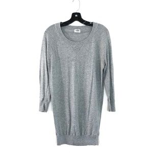 [Madewell Wallace] Grey Crew Neck Sweater Dress